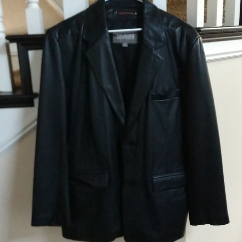 Men's leather jacket